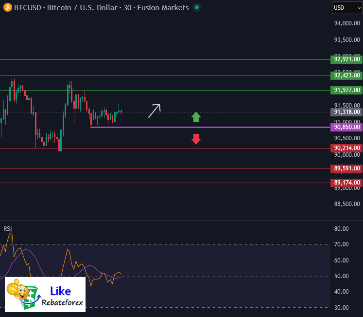 วิเคราะห์กราฟบิทคอยน์ BTC/USD 13 มกราคม 2569