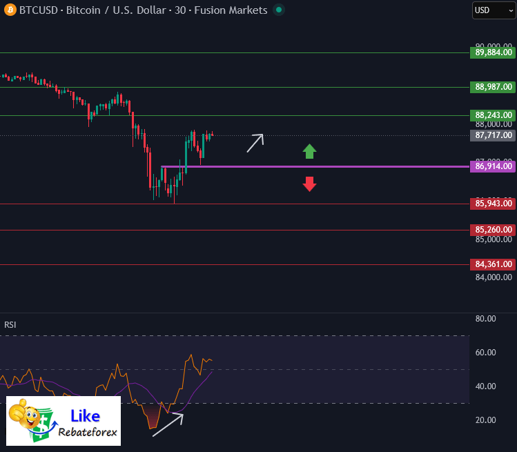 Forex Technical Analysis : BTCUSD 26 January 2026
