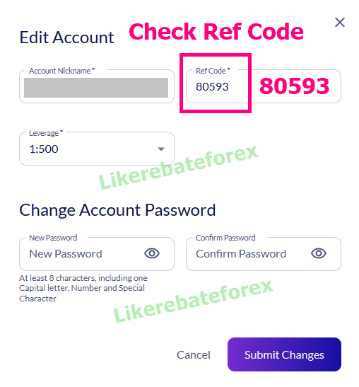 Fusion Markets check Ref Code 80593