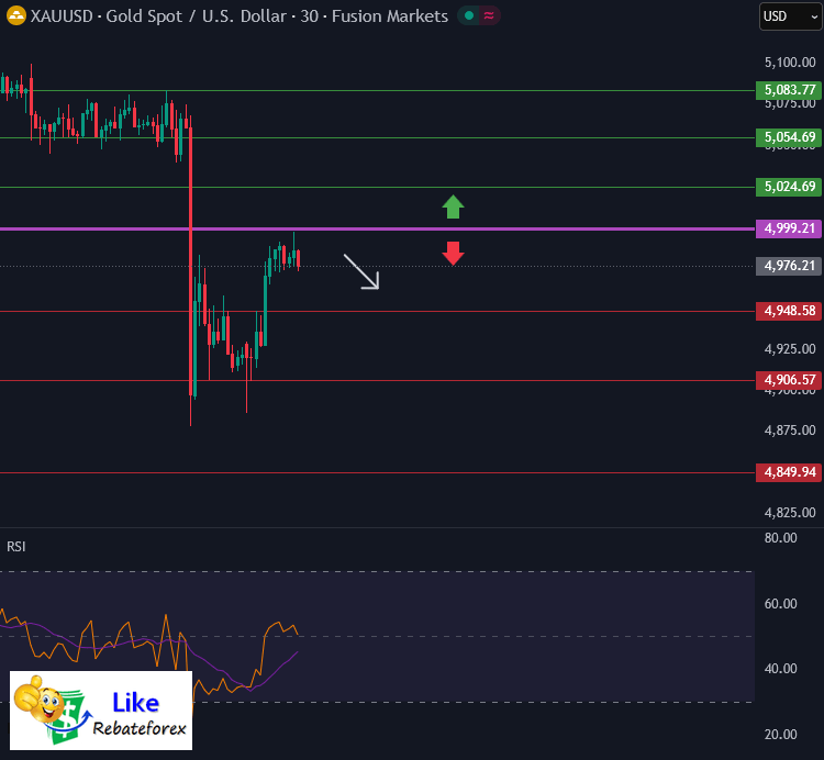 Technical Analysis (Gold) : XAU/USD 13 February 2026