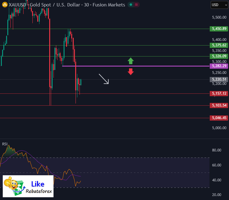 Technical Analysis (Gold) : XAU/USD 30 January 2026
