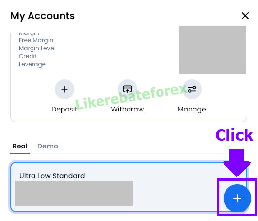 XM Open New Account - Step 2